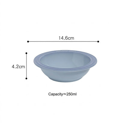 Splicable Elevated Cat Bowl Ceramic Anti-Black Chin Neck Protection Dog Food Water Bowl Mangkuk Kucing