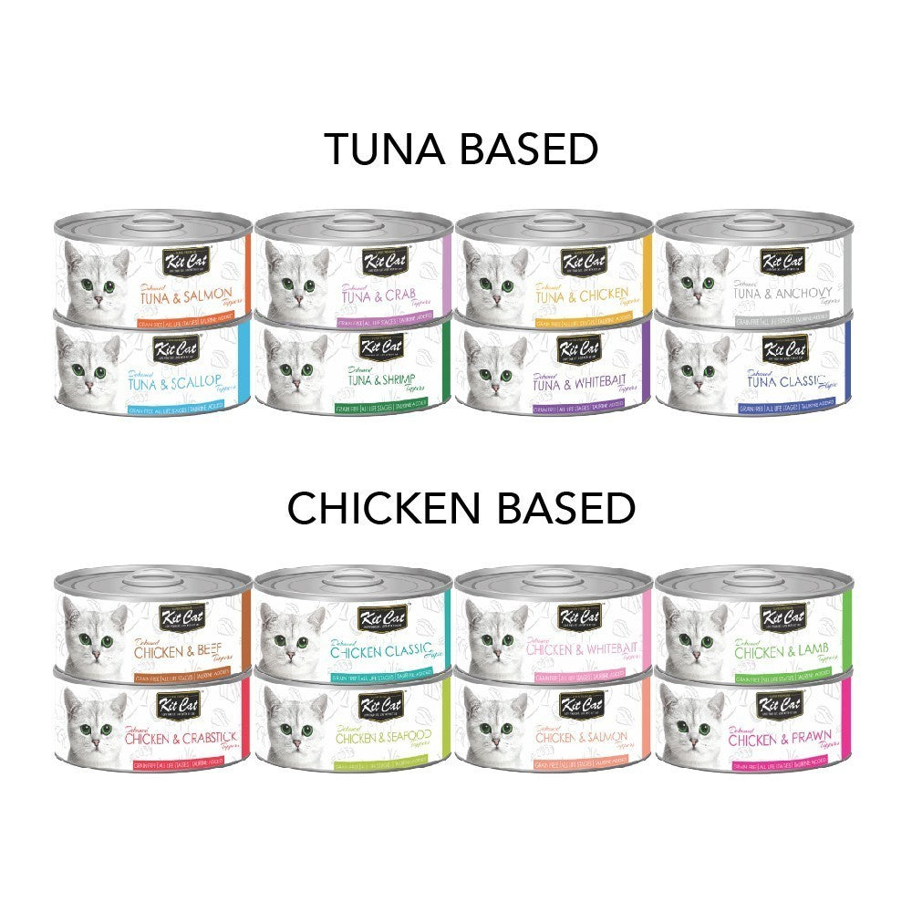 KIT CAT Canned Food Topper Series Assorted (70g/80g)