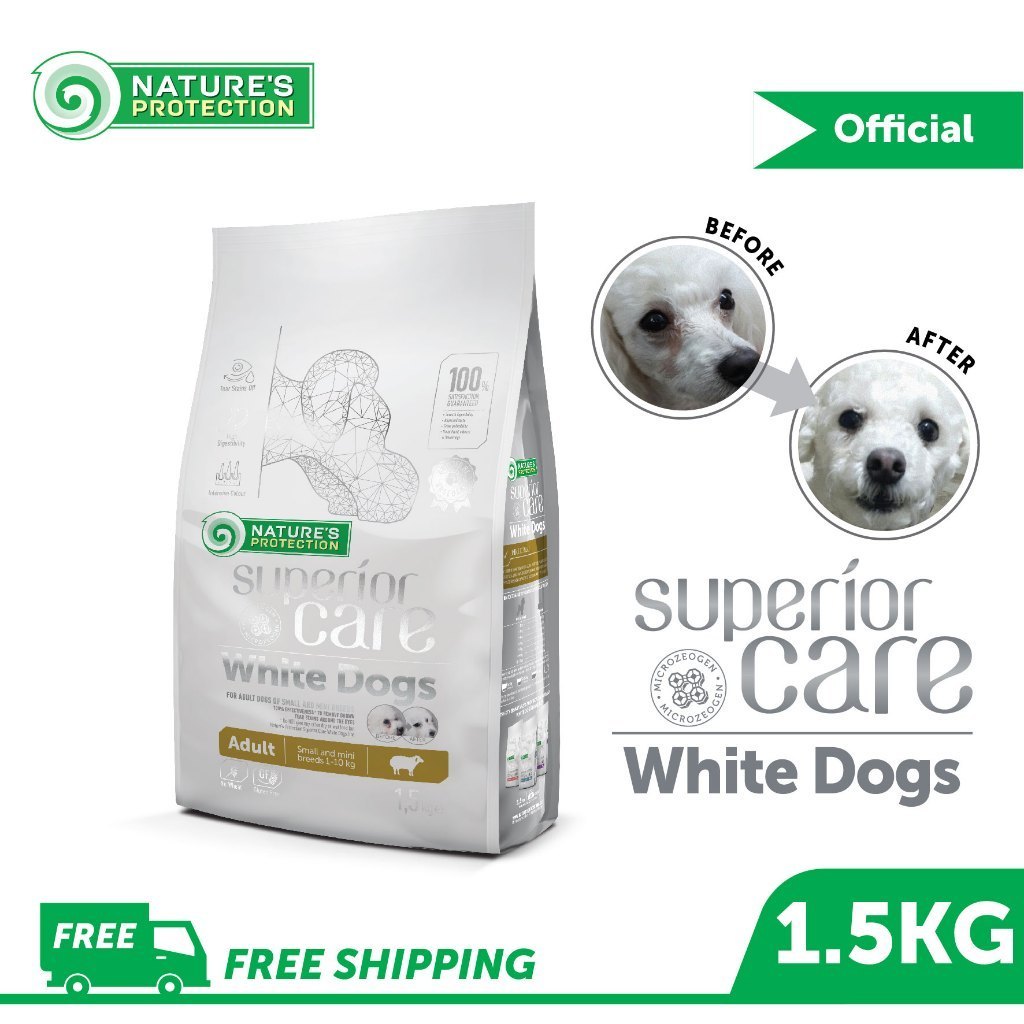 Nature's Protection Superior Care 1.5kg Dry Dog Food (Red Coat/ White Dog/ Salmon/ Lamb/ Herring/ Hypoallergenic)