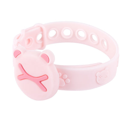 FUREVER365 Essential Oil Pet Collar  Adjustable Waterproof Silicone Cat Paw Necklace  35.5cm