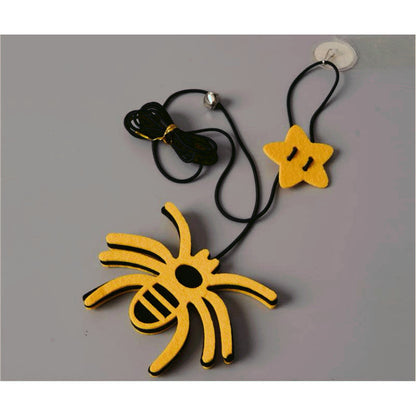 FUREVER365 SJ-01 Hanging Doorway Cat Toy - Self-Playing Felt Spider & Monster with Elastic Bouncing Cord