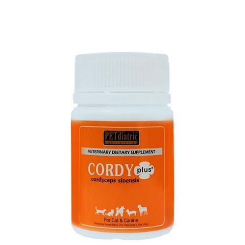 Cordyplus 30 for Dogs and Cats. 30 Tablets - Flu Supplement - Tears stain control - Renal Care