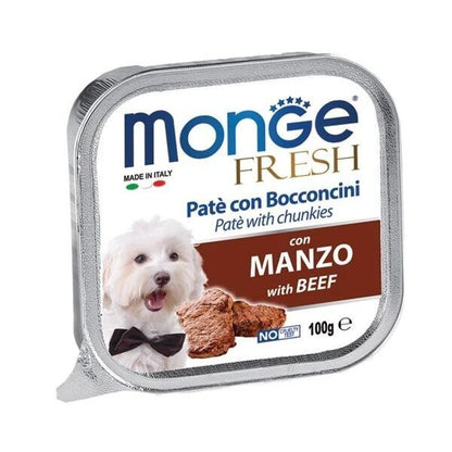 Monge Fresh / Monge Fruit Dog Puppies Canned Wet Food Tray (100gm)