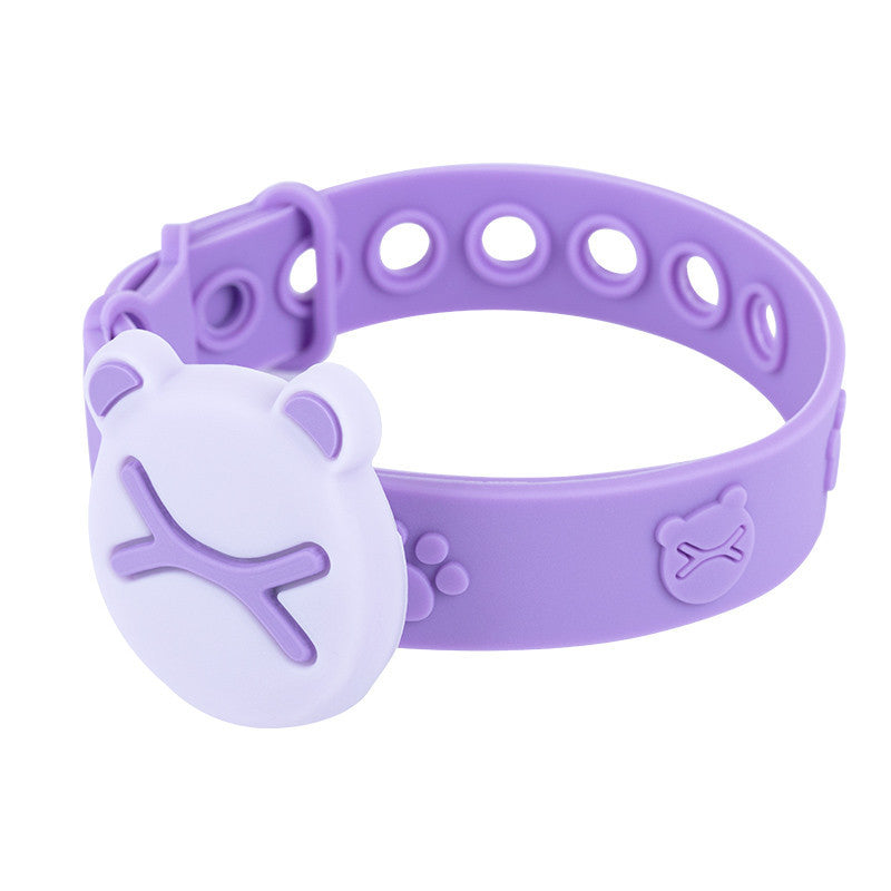 FUREVER365 Essential Oil Pet Collar  Adjustable Waterproof Silicone Cat Paw Necklace  35.5cm