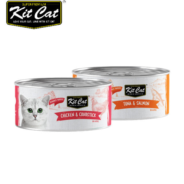 KIT CAT Canned Food Topper Series Assorted (70g/80g)