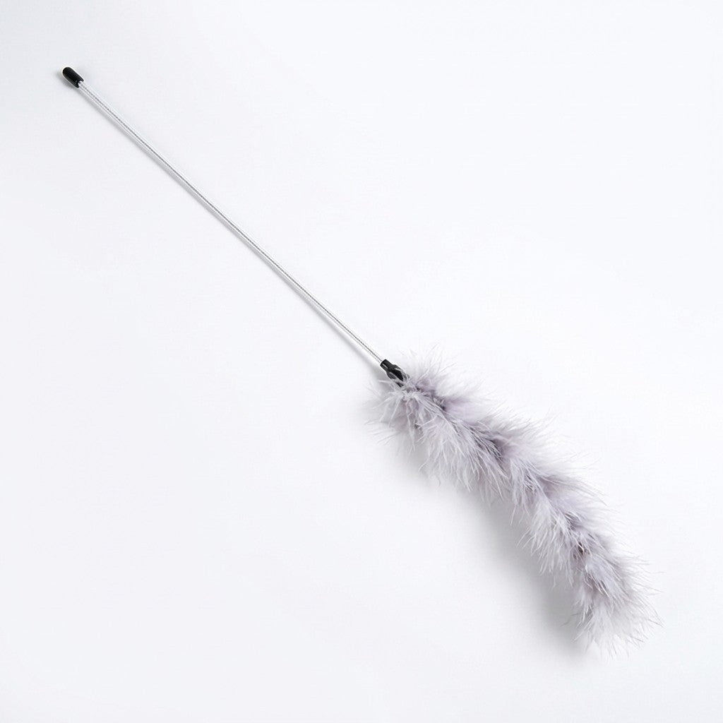 FUREVER365 TM-24 Fairy Wand Cat Teaser - Crystal Tube Handle Soft Tassel & Bell Interactive Toy