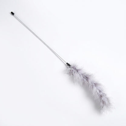 FUREVER365 TM-24 Fairy Wand Cat Teaser - Crystal Tube Handle Soft Tassel & Bell Interactive Toy
