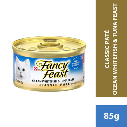 PURINA Fancy Feast Classic Cans Paté 5 Flavour (85G)