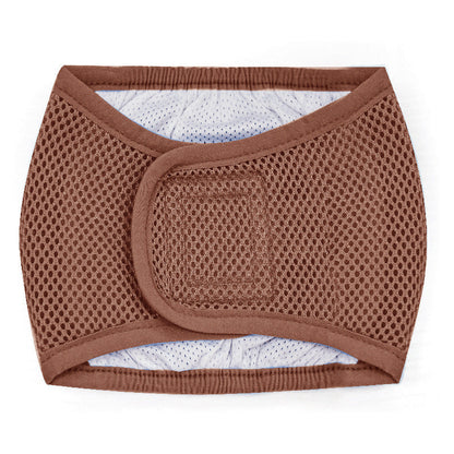 Breathable Mesh Male Dog Physiological Pants Pet Belly Band Anti-Marking Safety Belt Seluar Anjing