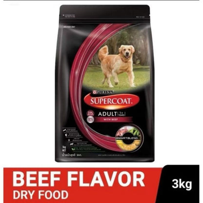 Supercoat Dog Dry Food Kibbles (Premium) 2.7kg/3kg