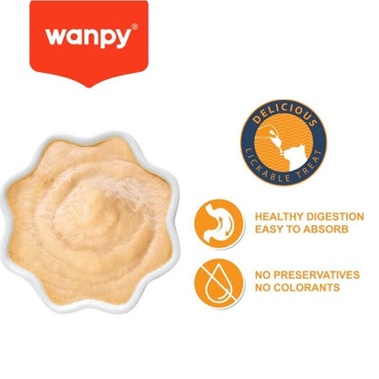 WANPY Creamy Lickable Treats for Cats 700g (14g x 50 Pcs)