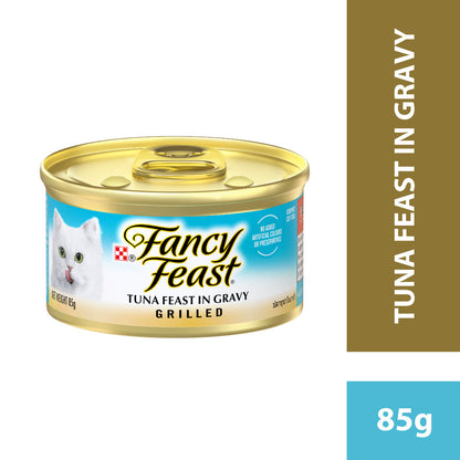 PURINA Fancy Feast Grilled Wet Cat Food in Gravy (85g)