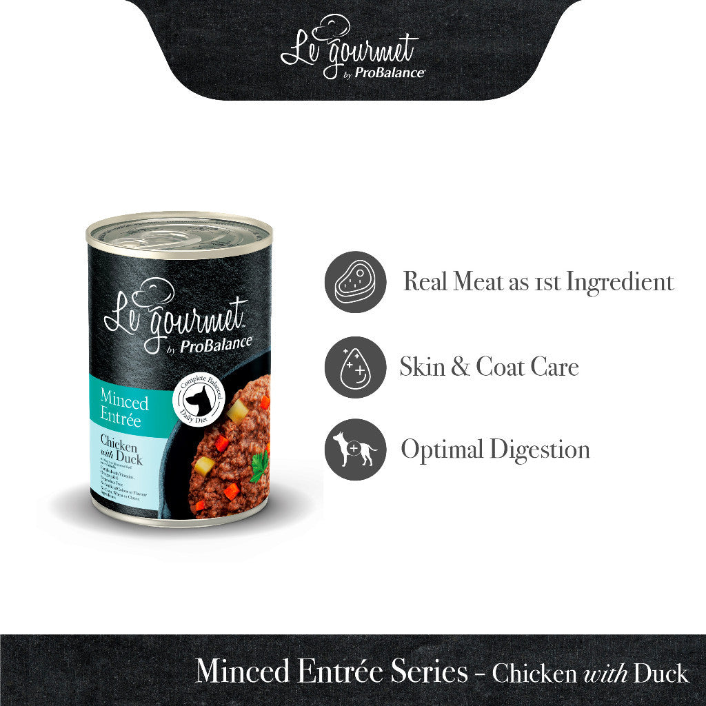 Le Gourmet Minced Entree Series - Chicken with Duck/Chicken with Lamb (400g)