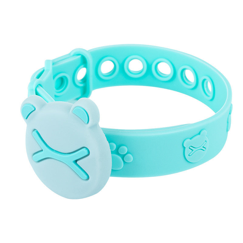 FUREVER365 Essential Oil Pet Collar  Adjustable Waterproof Silicone Cat Paw Necklace  35.5cm