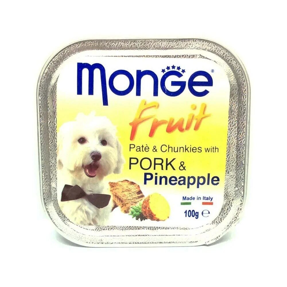 Monge Fresh / Monge Fruit Dog Puppies Canned Wet Food Tray (100gm)