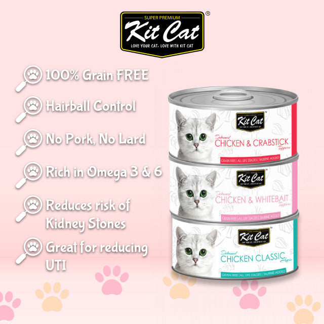 KIT CAT Canned Food Topper Series Assorted (70g/80g)