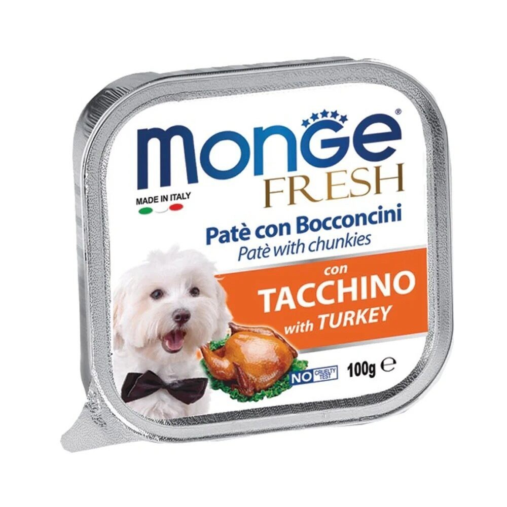 Monge Fresh / Monge Fruit Dog Puppies Canned Wet Food Tray (100gm)