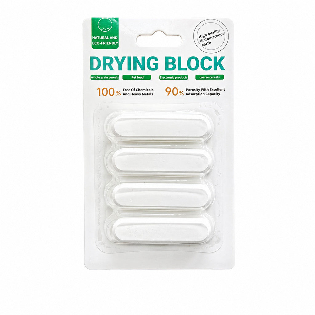 Diatomaceous Earth Pet Food Desiccant Moisture Absorber Dehumidifier Block Activated Carbon Dry Strip
