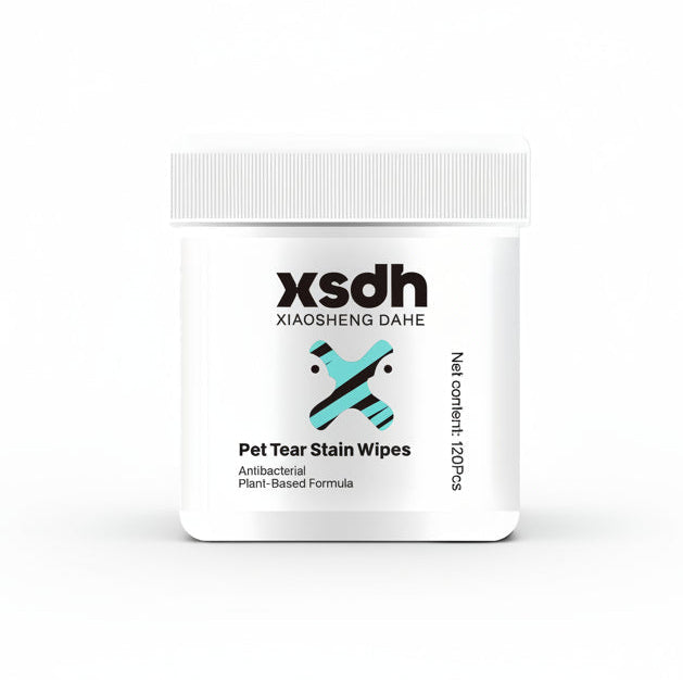 XSDH Pet Eye & Tear Stain Remover Kit: Cleaning Wipes & Solution for Cats