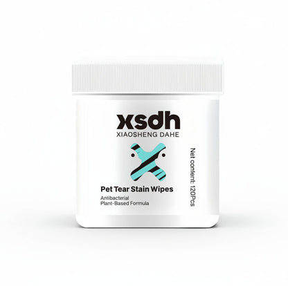 XSDH Pet Eye & Tear Stain Remover Kit: Cleaning Wipes & Solution for Cats