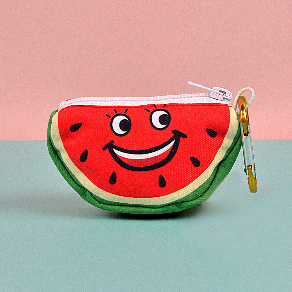 Cute Fruit Pet Waste Bag Dispenser Portable Dog Poop Bag Holder Mini Storage Pouch Bag Kucing Anjing