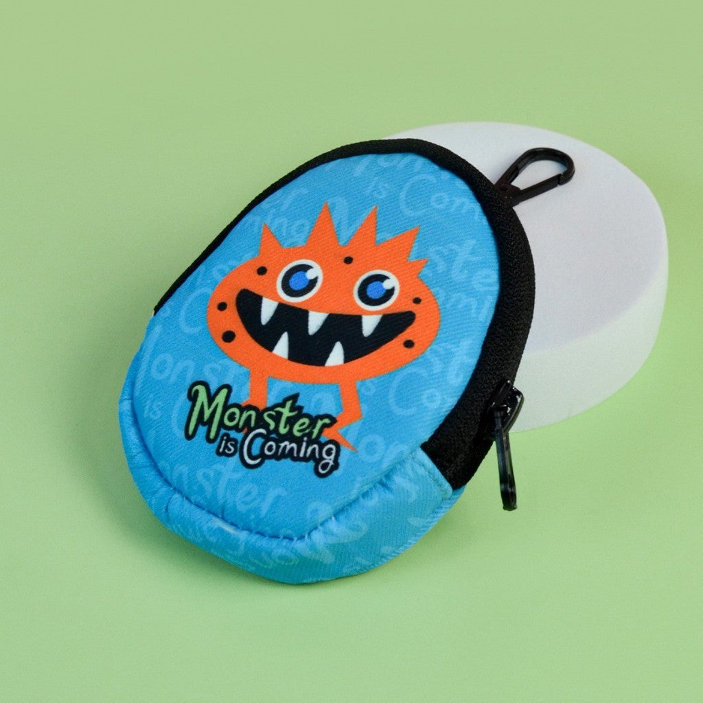 FUREVER365 Halloween Mini Monster Pet Waste Bag Dispenser Portable Dog Poop Bag Holder Case Dispenser