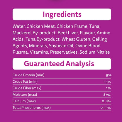 Whiskas Pouch Wet Cat Food For Adult Cat 80g