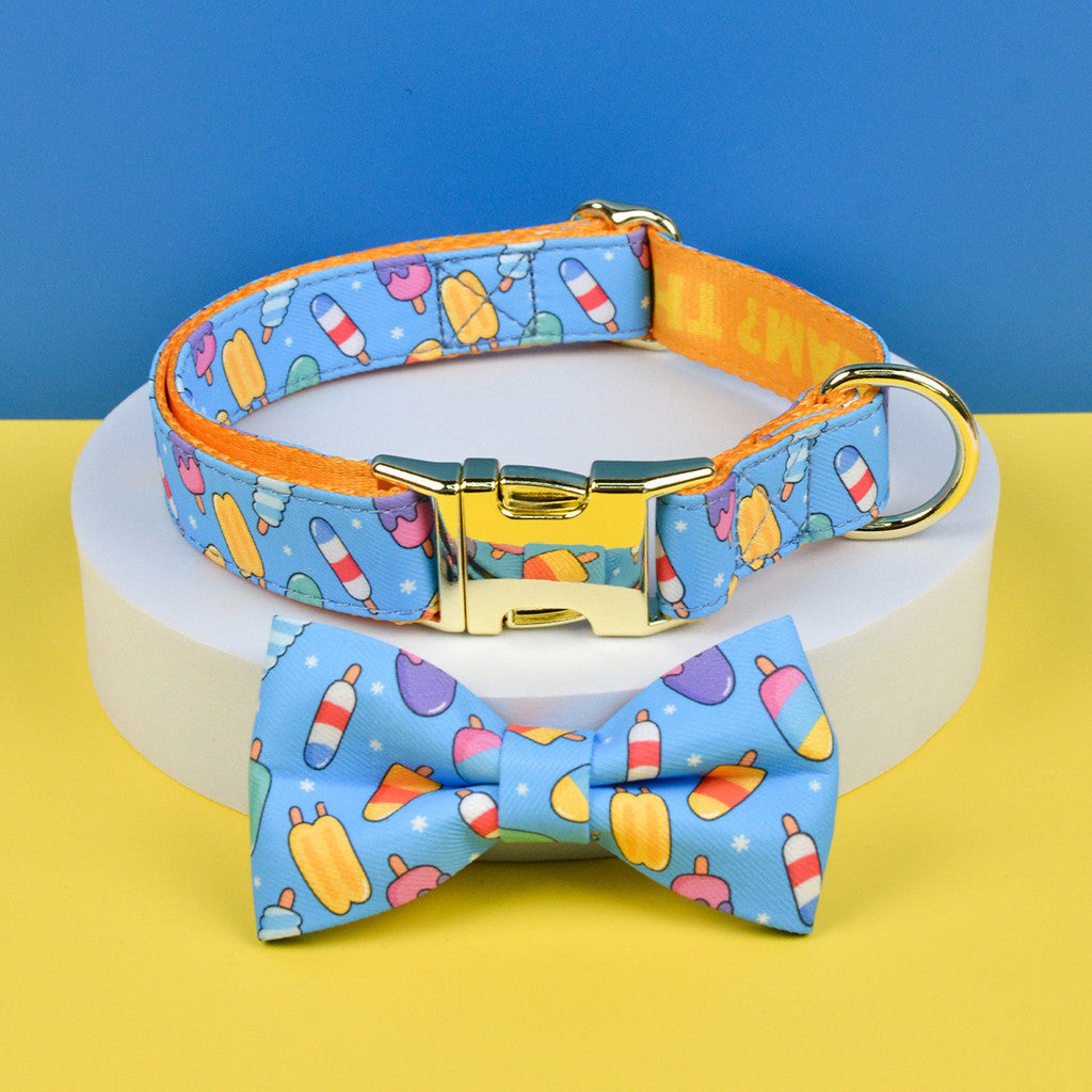 FUREVER365 Cute Pet Harness ID Tag Set Adjustable Cat Dog Vest Breathable Puppy Chest Strap Leash