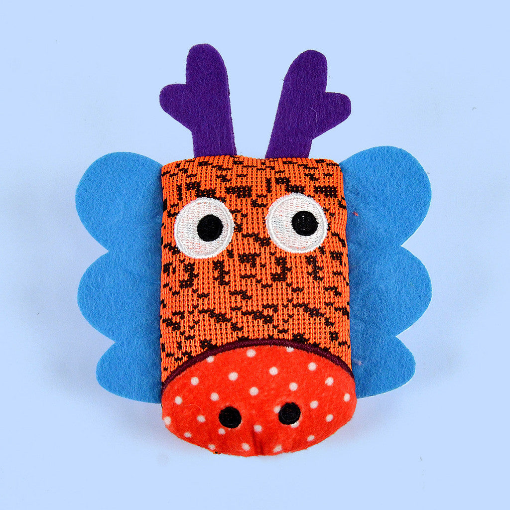 FUREVER365 Cute Pet Plush Toy with Bell Interactive Cat Toy Kitten Squeaky Chew Toy Boredom Relief