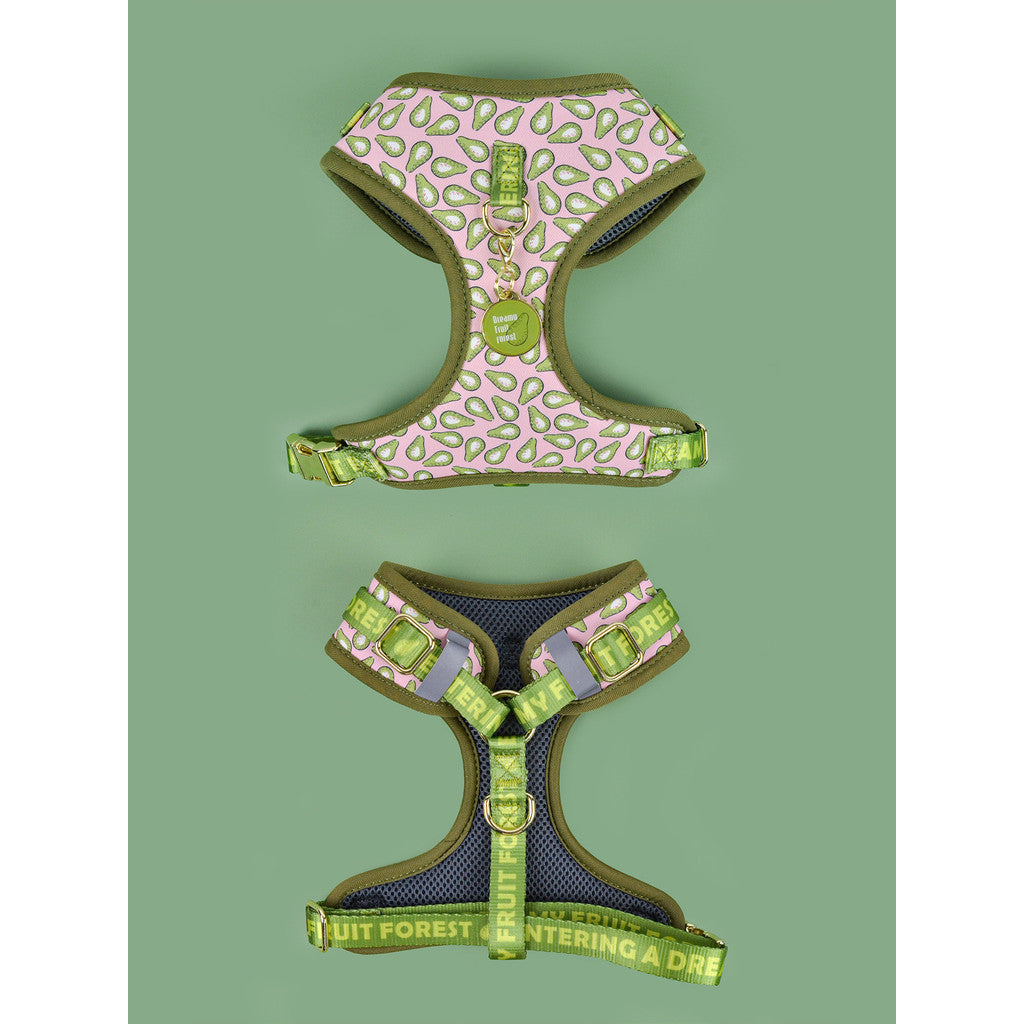 FUREVER365 Cute Pet Harness with Pendant Breathable Summer Dog Vest Harness Adjustable Cat Dog Chest