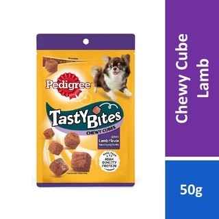 PEDIGREE Tasty Bites Pockets And Chewy Cubes / 50 / 60g - Chicken/Milk/Lamb/Beef (Dog Treat)