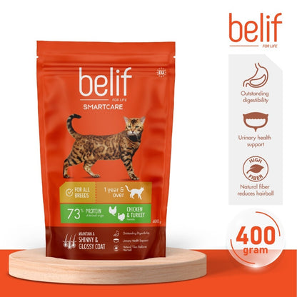 Belif Dry Food (Kitten/Adult/Sensitive Skin & Stomach/Urinary) 400g | Cat Dry Food