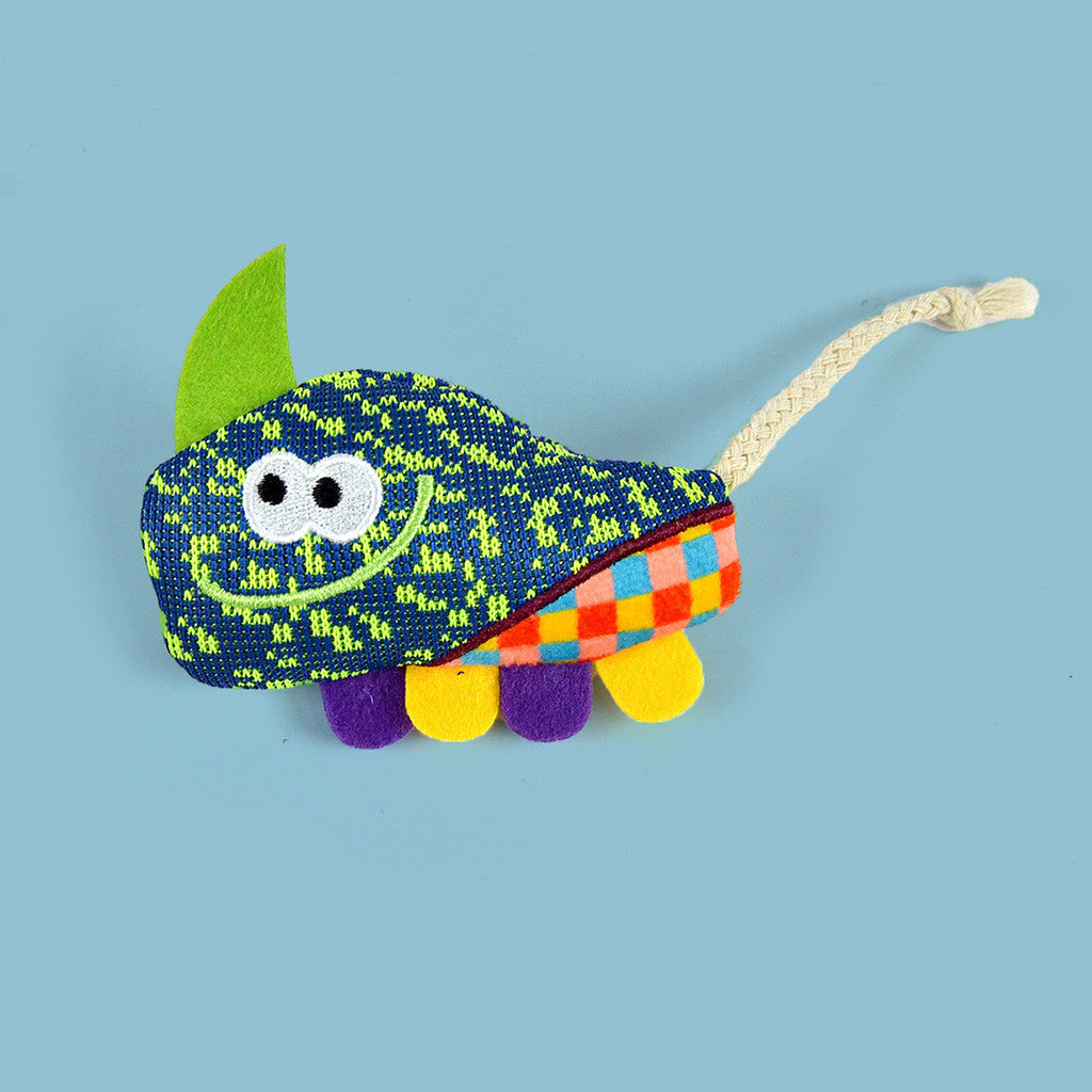 FUREVER365 Cute Pet Plush Toy with Bell Interactive Cat Toy Kitten Squeaky Chew Toy Boredom Relief