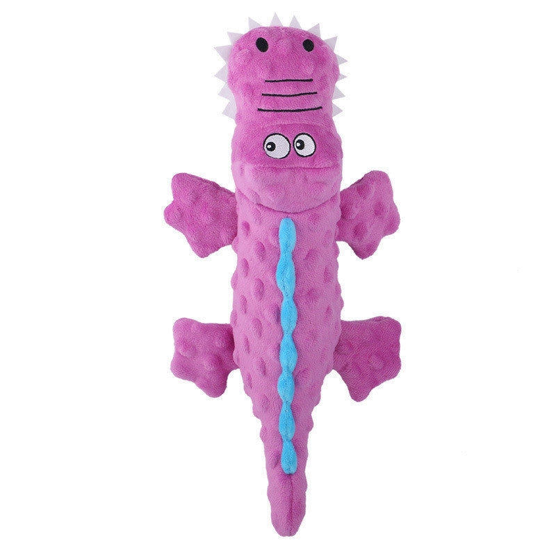 非上架链接（缺颜色）FUREVER365 37cm Crocodile Pet Plush Toy Squeaky Dog Toy Durable Molar Chew Toy Bite Resistant Cat Toy