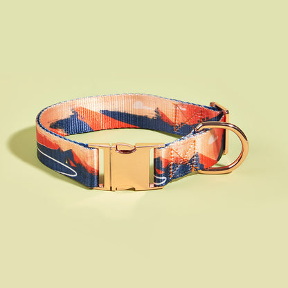 FUREVER365 Heavy Duty Dog Collar Metal Buckle Adjustable Pet Training Collar Large Dog XL XXL Kucing