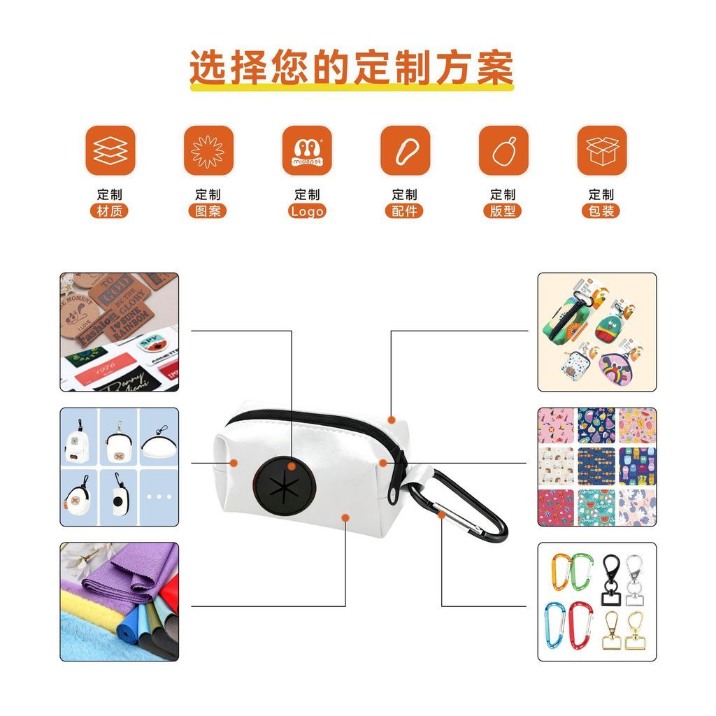 FUREVER365 2-in-1 Pet Dog Training Treat Bag Portable Waste Bag Dispenser Poop Bag Holder Snack Pouch
