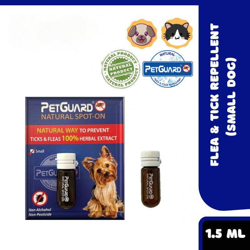 OFFERPETGUARD Natural Spot-on Anti Fleas Ticks Treatment Flea Ticks Spot on Anti Kutu Anti Itchy Skin