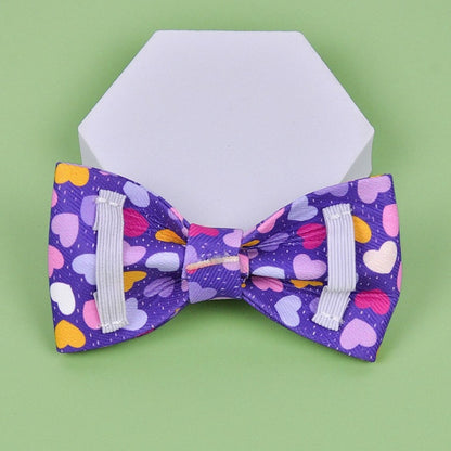 FUREVER365 Cute Pet Bow Tie Summer Pattern Cat Dog Bowtie Collar Accessory Ikatan Simpul Kucing