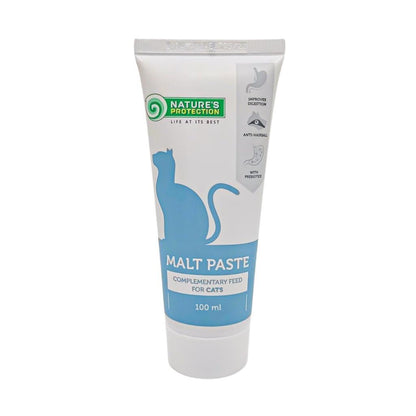 Malt Paste (100ml) Natures Protection Hair Ball Remover For Cats and Kitten | Supplement