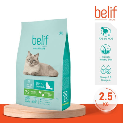 Belif Dry Food (Kitten/Adult/Sensitive Skin & Stomach/Urinary) 2.5kg | Cat Dry Food