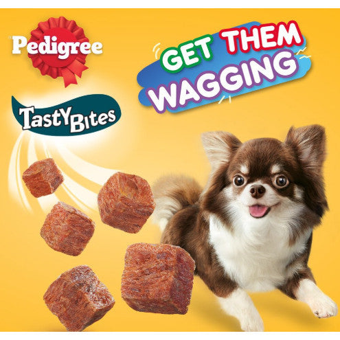 PEDIGREE Tasty Bites Pockets And Chewy Cubes / 50 / 60g - Chicken/Milk/Lamb/Beef (Dog Treat)