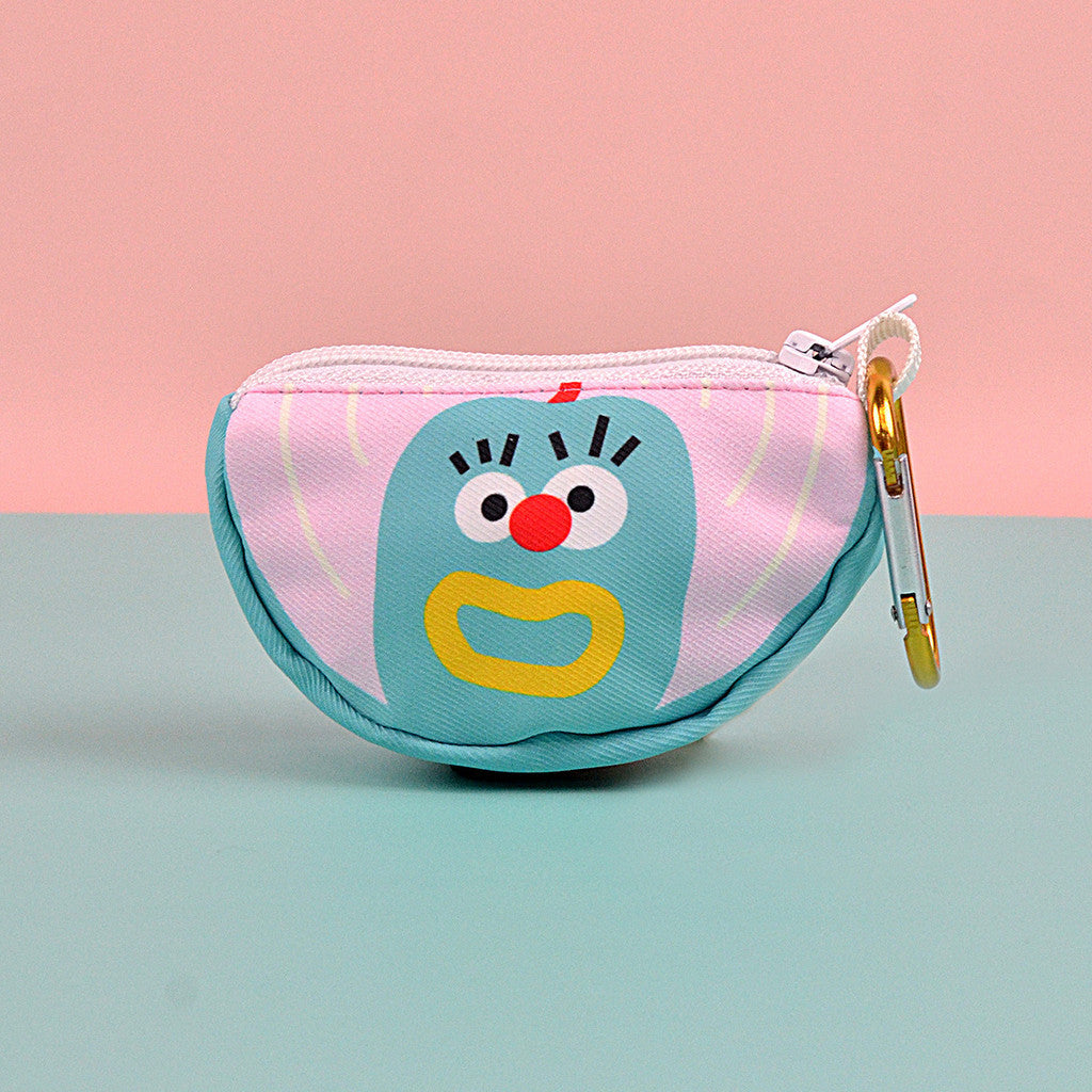Cute Fruit Pet Waste Bag Dispenser Portable Dog Poop Bag Holder Mini Storage Pouch Bag Kucing Anjing