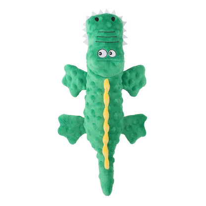 非上架链接（缺颜色）FUREVER365 37cm Crocodile Pet Plush Toy Squeaky Dog Toy Durable Molar Chew Toy Bite Resistant Cat Toy
