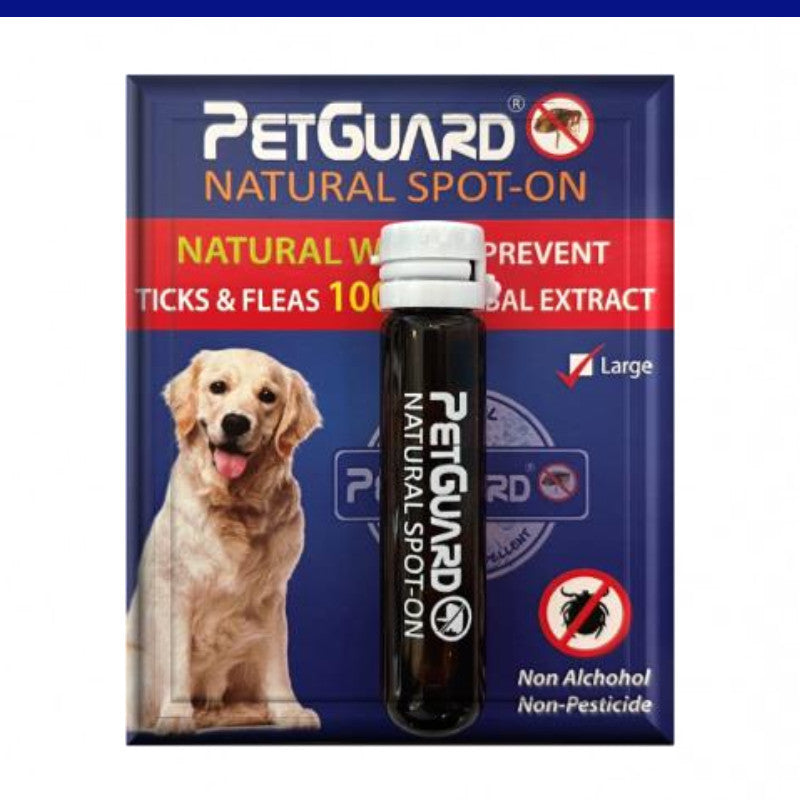 OFFERPETGUARD Natural Spot-on Anti Fleas Ticks Treatment Flea Ticks Spot on Anti Kutu Anti Itchy Skin
