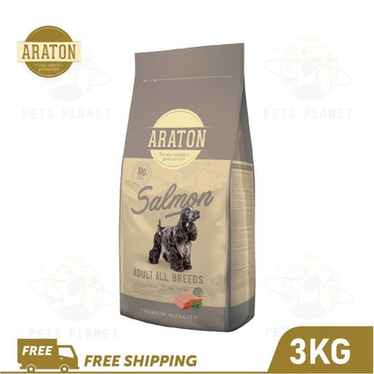 Araton Adult Dog Food 3KG (Poultry / Lamb / Salmon)