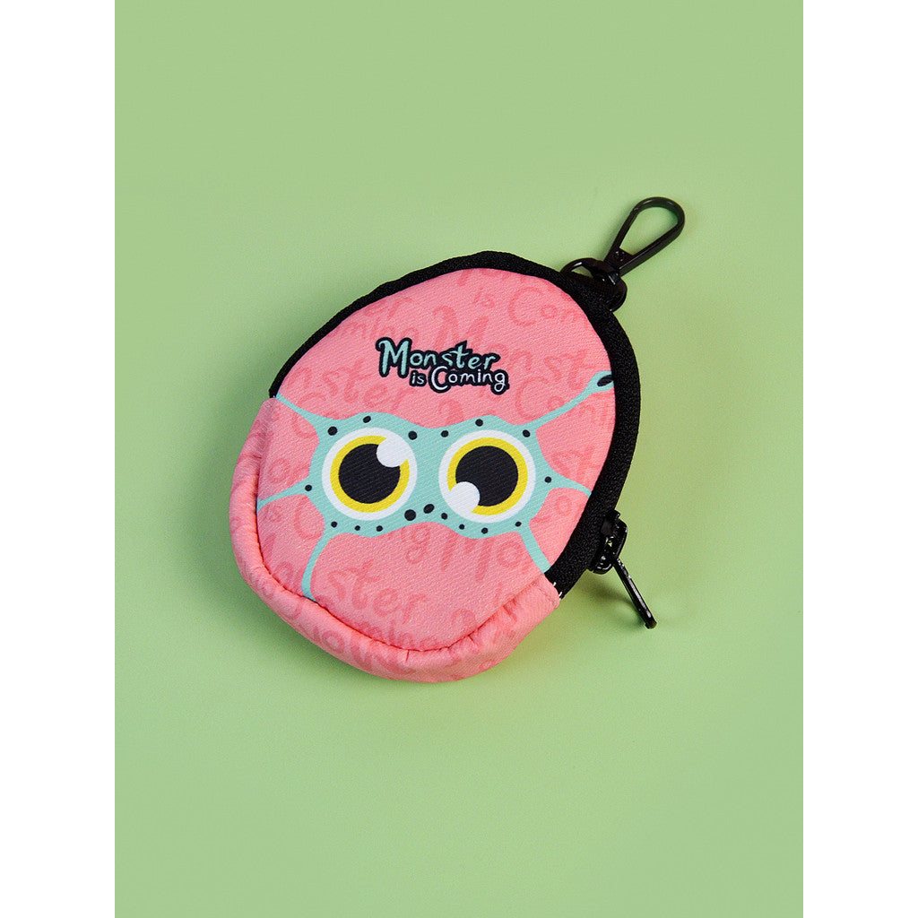 FUREVER365 Halloween Mini Monster Pet Waste Bag Dispenser Portable Dog Poop Bag Holder Case Dispenser