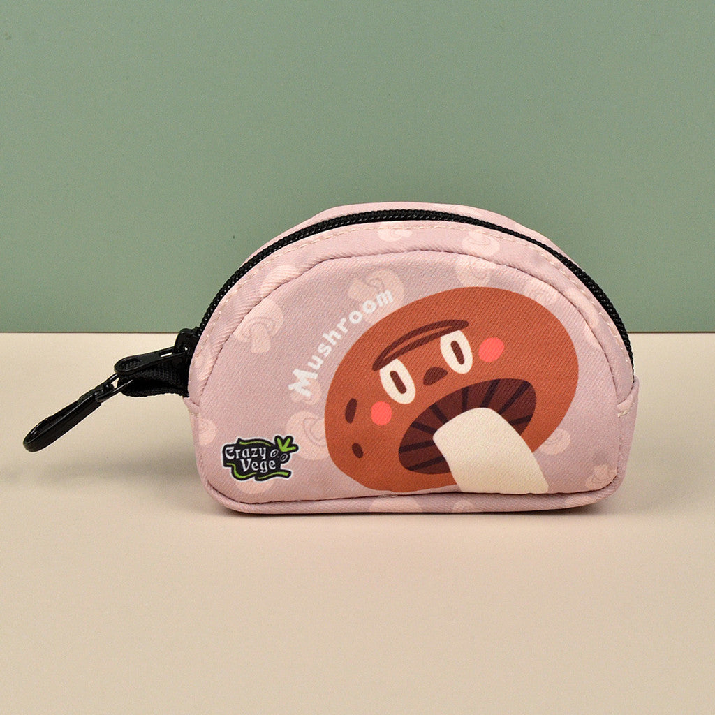 FUREVER365 Fruit Series Pet Poop Bag Dispenser Large Storage Case Dog Waste Bag Holder Pouch Keychain