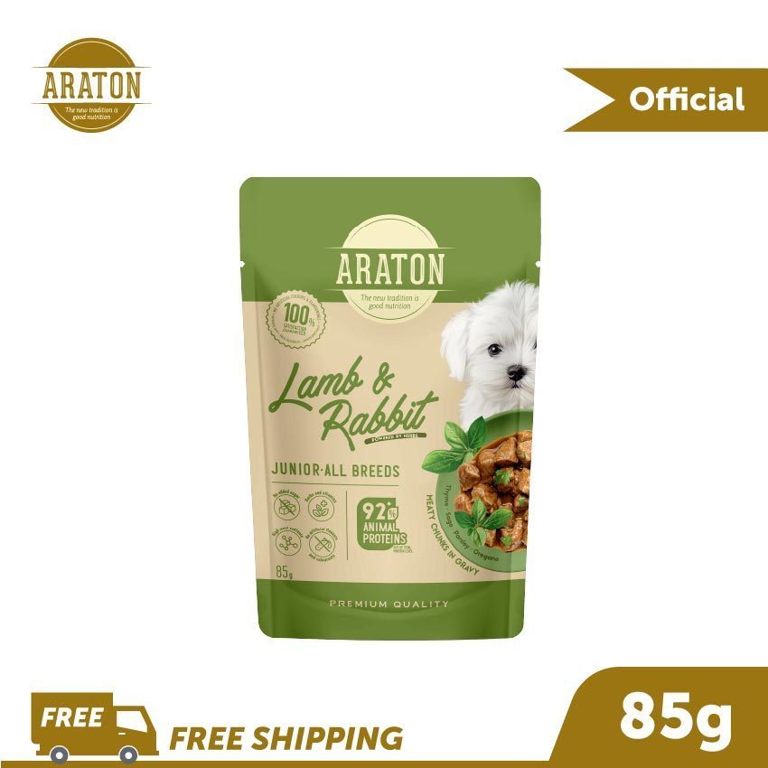 Dog Wet Food Pouch (85g) All Breed Dog | Araton