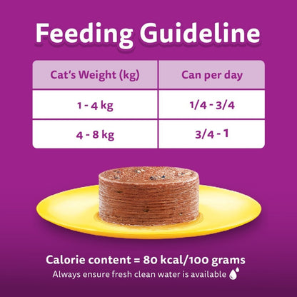 Whiskas Canned Cat Food Can Adult Cat Tuna/ Ocean Fish/ Sardines 400g (1 Can)