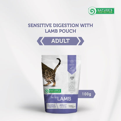 Nature's Protection *Wet Pouch Food* (100g) Kitten and Cat | Ocean Fish/Beef Turkey/Duck Chicken/Lamb | Urinary Hairball